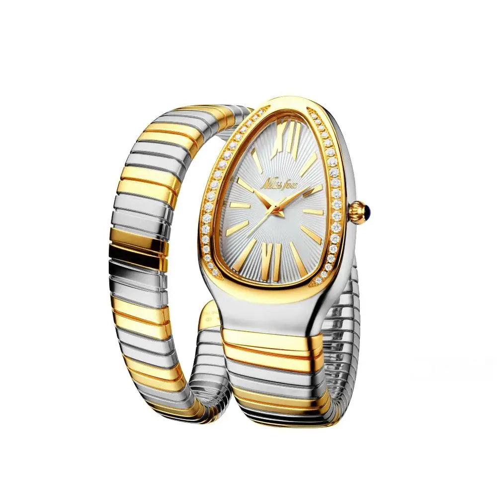 Edelstahl Schlangen Armbanduhr Nr. 351