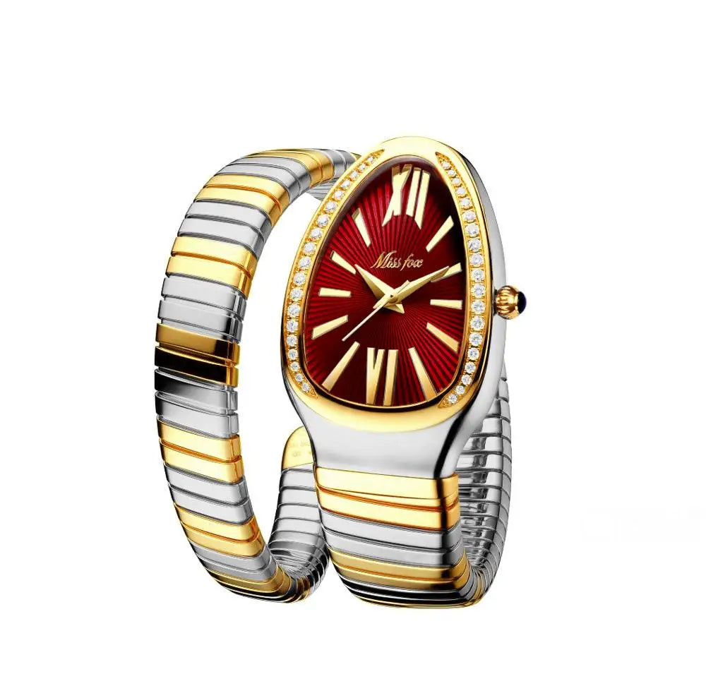 Edelstahl Schlangen Armbanduhr Nr. 351