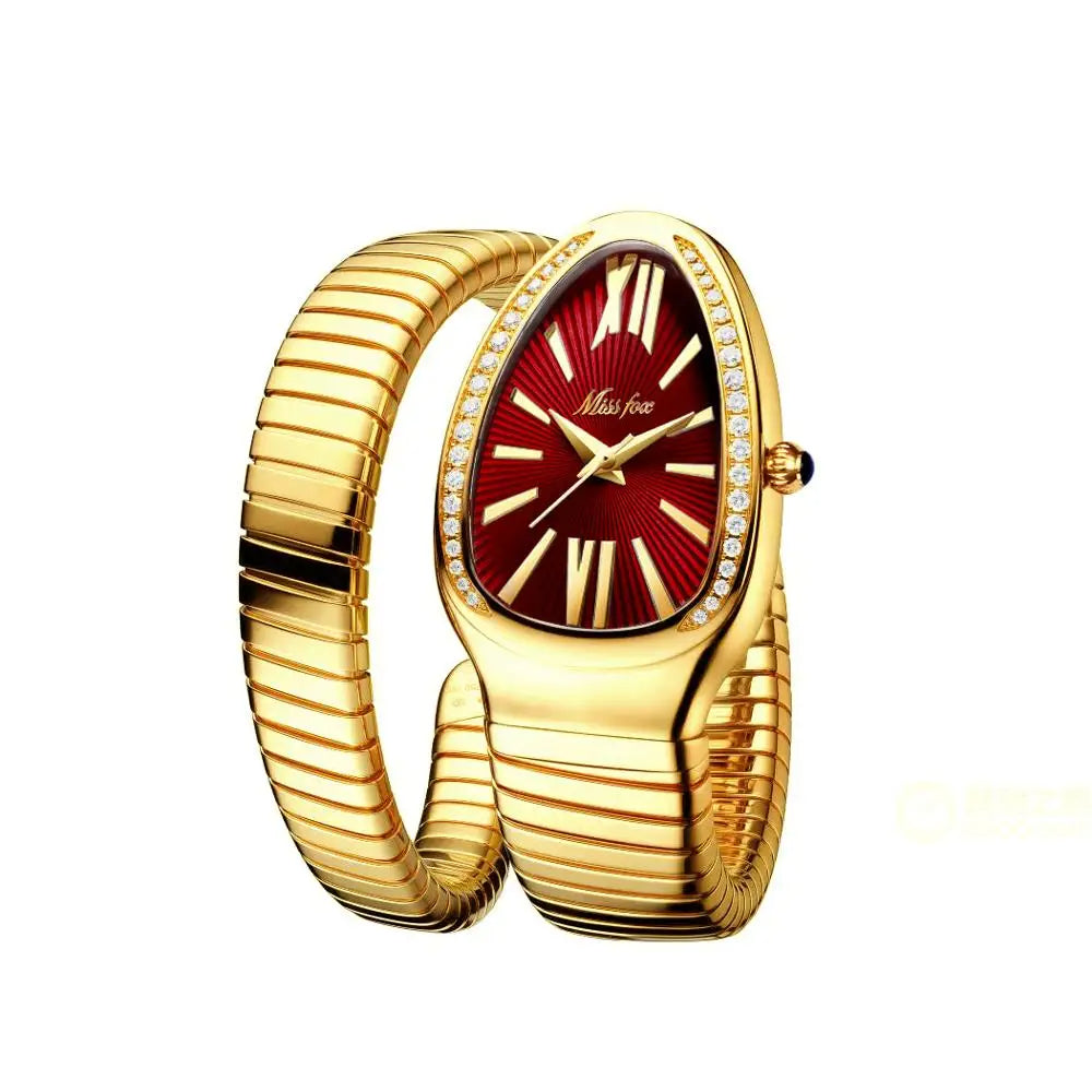 Edelstahl Schlangen Armbanduhr Nr. 351