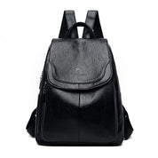 Diebstahlsicherer Lederrucksack
