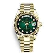 Diamant Edelstahl Armbanduhr Nr. 353