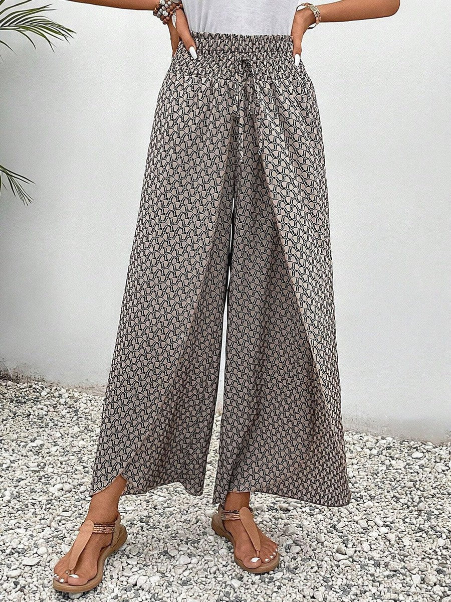 Braune Kordelzug Hose
