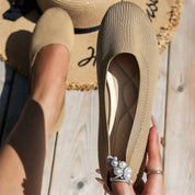 Damen Flache Schlupfschuhe