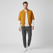 Kurzarm Blousonjacke Reißverschluss