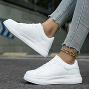Saubere Weiße Damen Turnschuhe