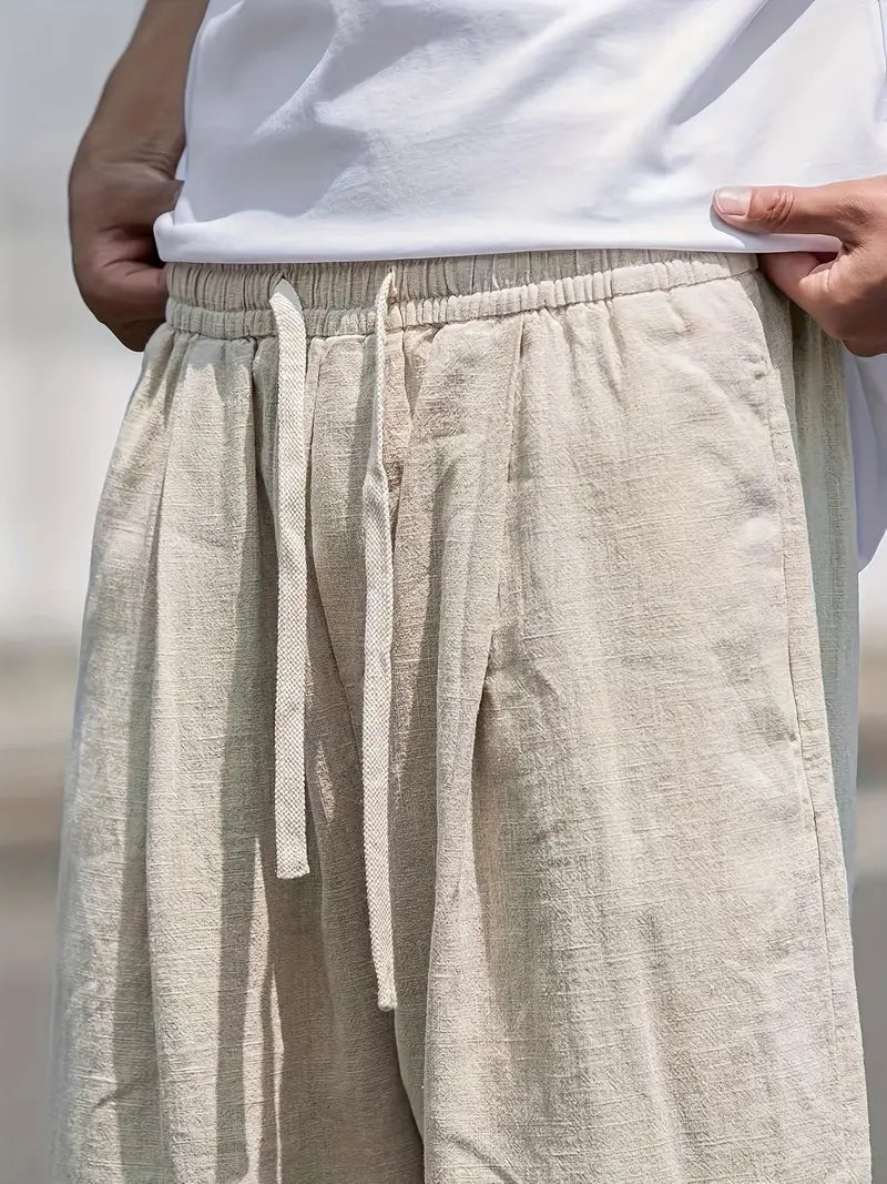 Beige Herren Baggyhosen