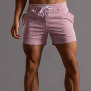 Gestreifte Sommer Short Herren