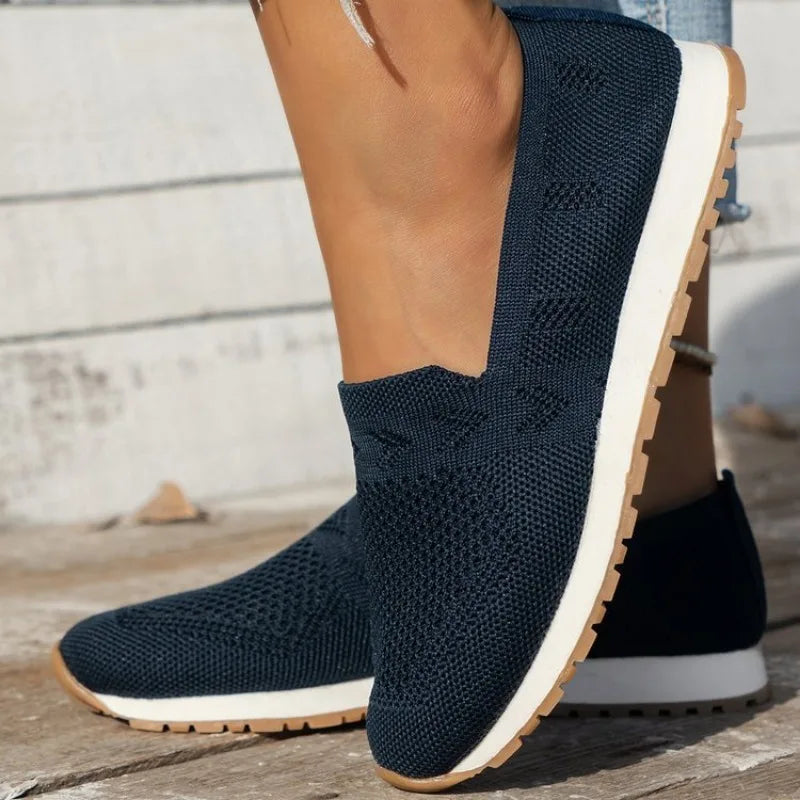 Leichte Strick Damen Turnschuhe