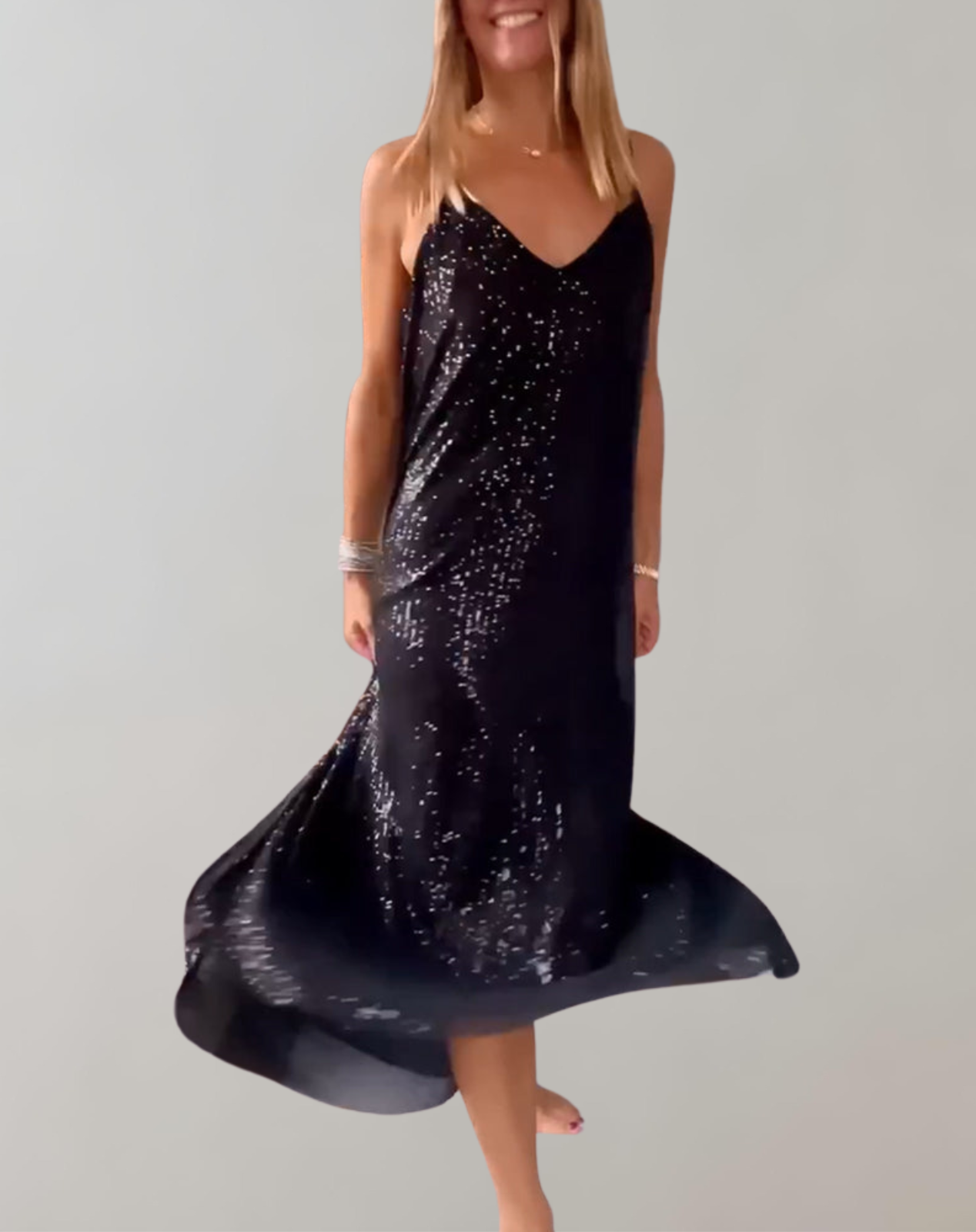 Gllitzernden Abendkleid Cocktailkleid