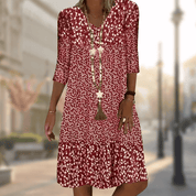 Trendige Florales Sommerkleid