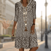 Trendige Florales Sommerkleid