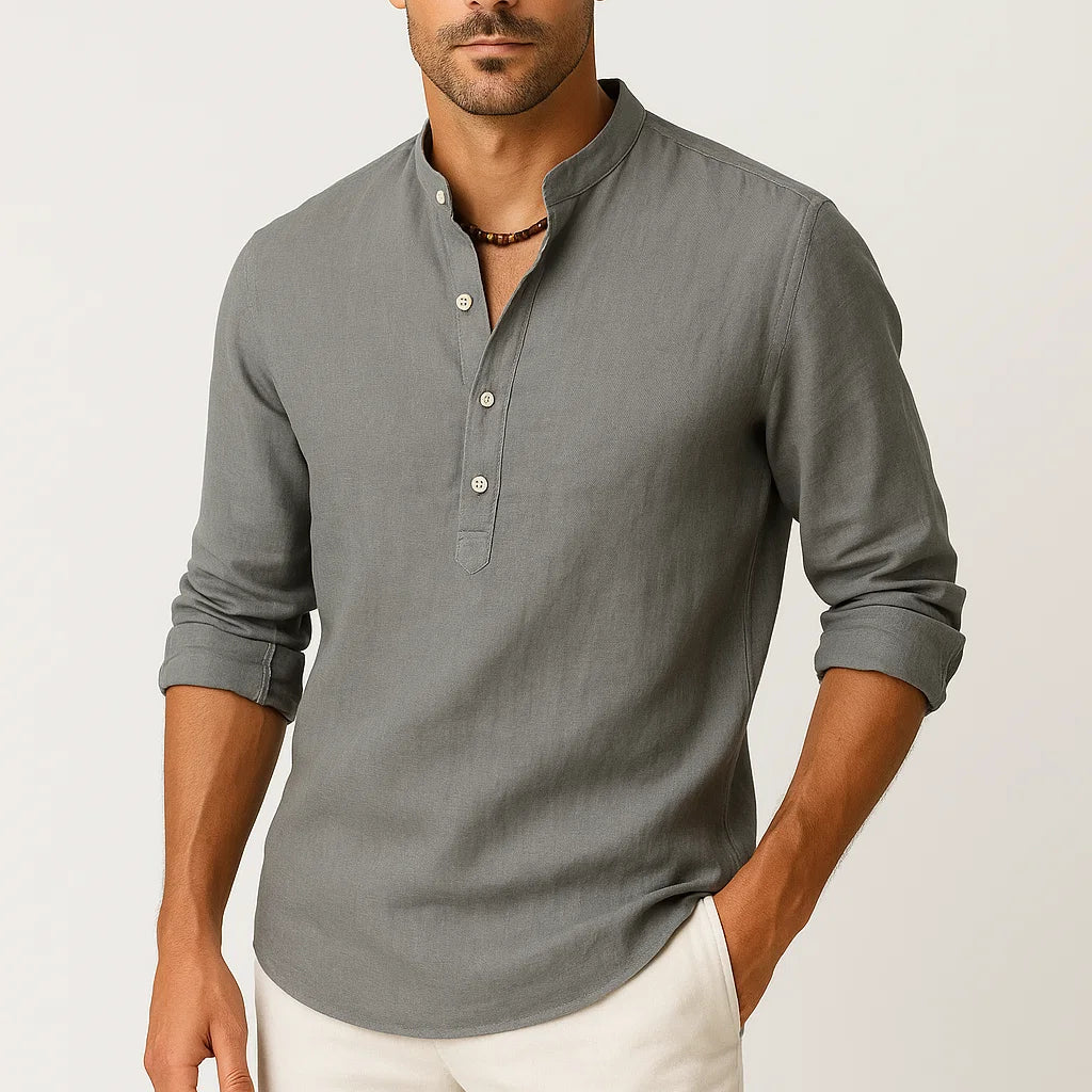 Elegantes_Herren_Leinenhemd_mit_Kragen_Gray.webp