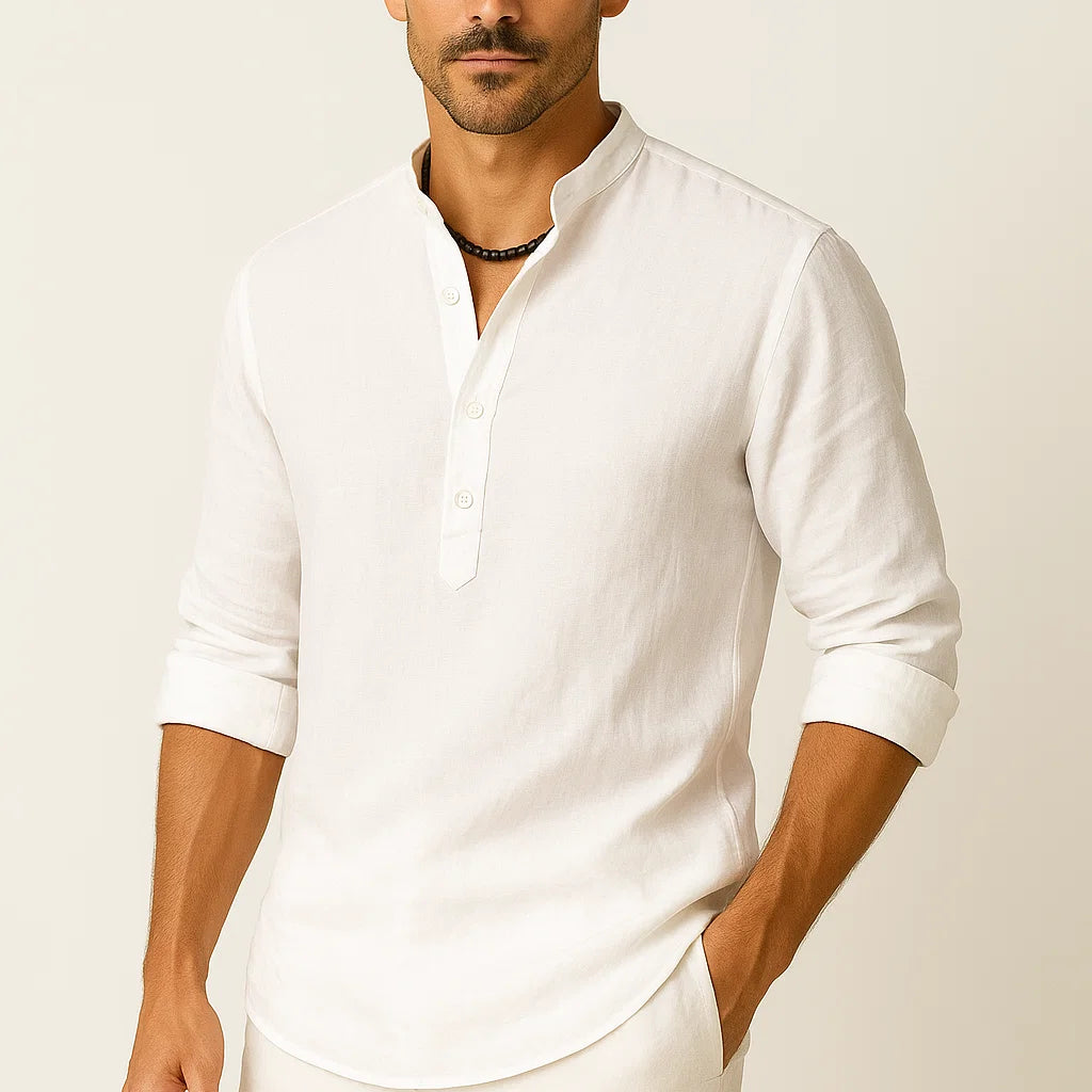 Elegantes_Herren_Leinenhemd_mit_Kragen_White.webp