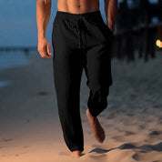 Trendige Leinenhose