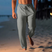 Trendige Leinenhose