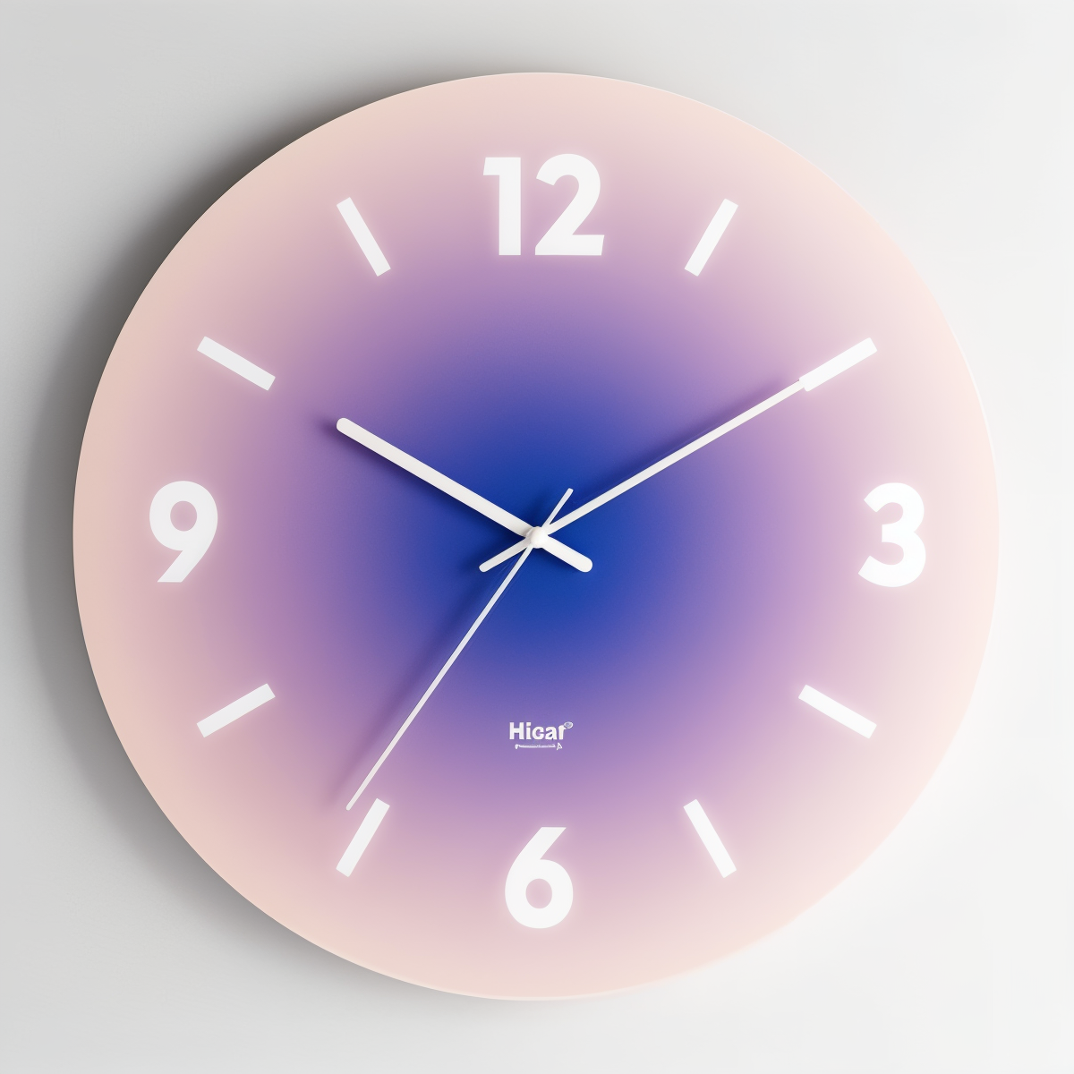 Runde Sunset Wanduhr