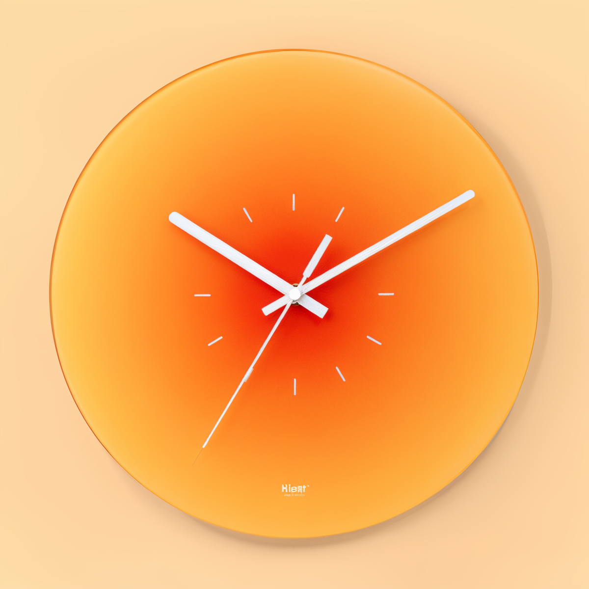 Runde Sunset Wanduhr