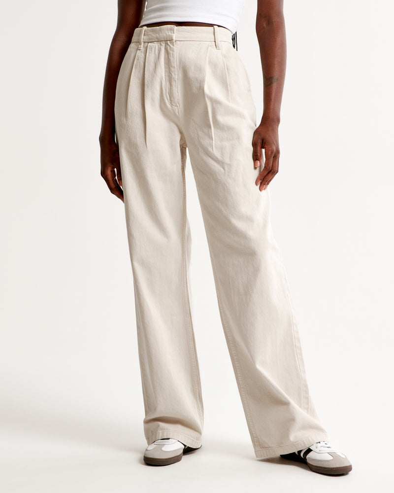 Elegante Damenhose mit geradem Bein