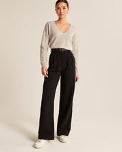 Elegante Damenhose mit geradem Bein