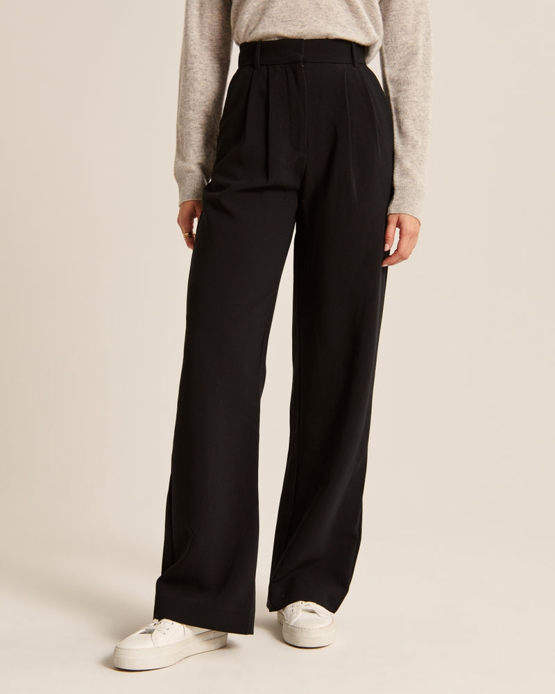 Elegante Damenhose mit geradem Bein