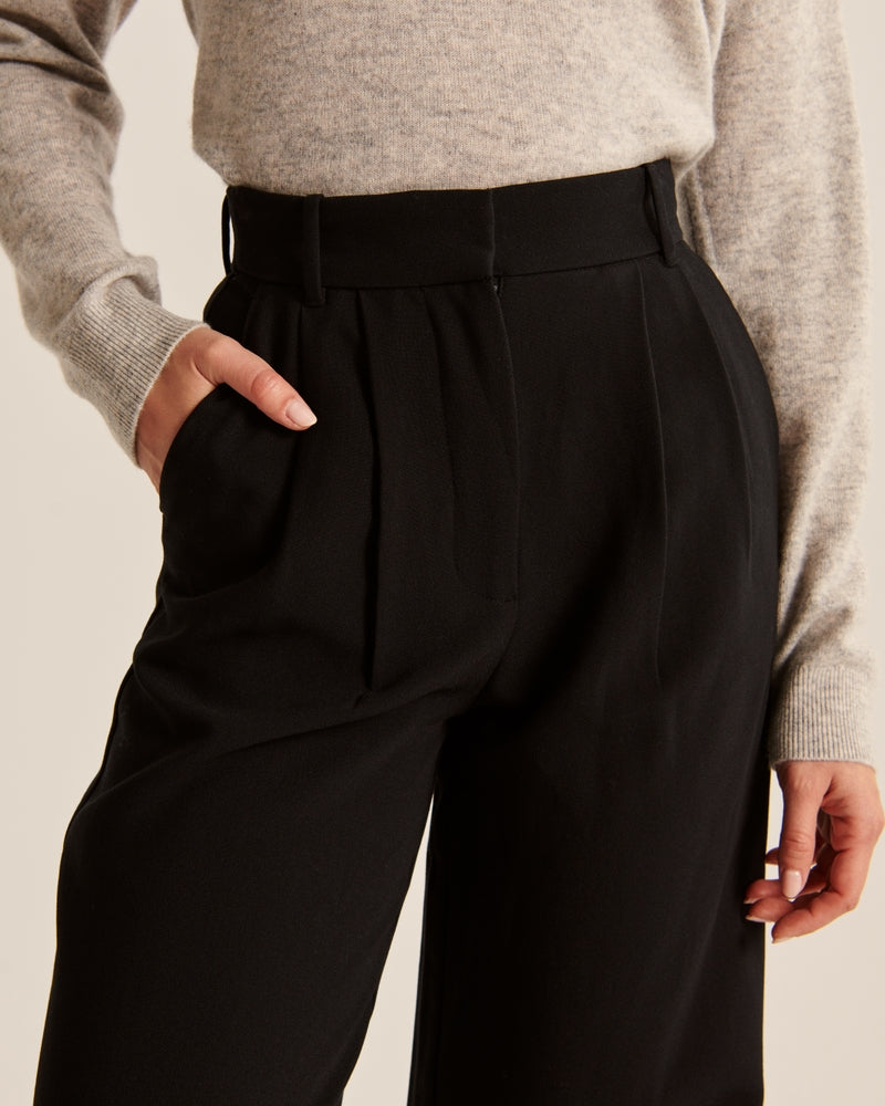 Elegante Damenhose mit geradem Bein