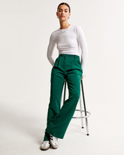 Elegante Damenhose mit geradem Bein