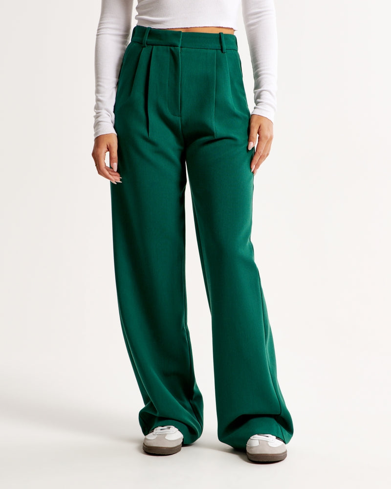 Elegante Damenhose mit geradem Bein