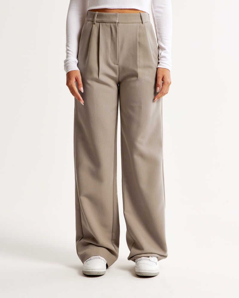 Elegante Damenhose mit geradem Bein
