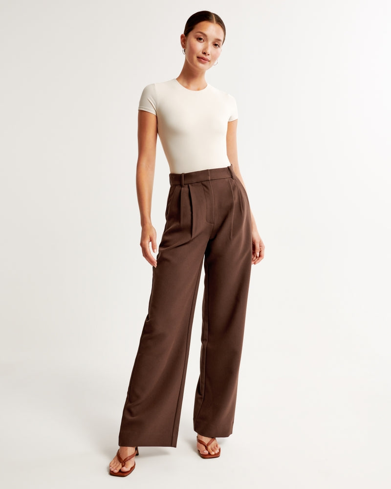 Elegante Damenhose mit geradem Bein