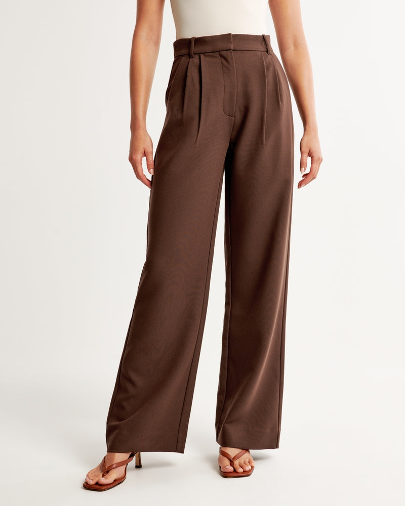 Elegante Damenhose mit geradem Bein