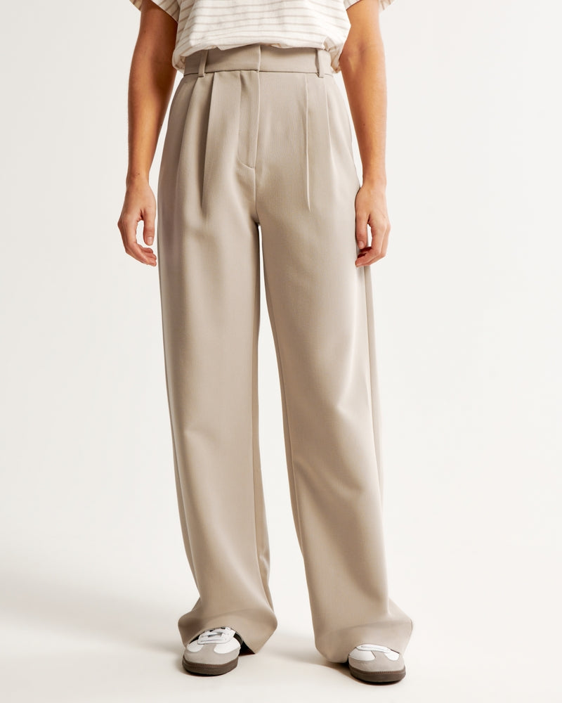 Elegante Damenhose mit geradem Bein