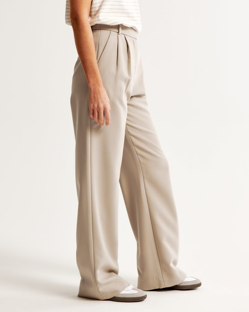 Elegante Damenhose mit geradem Bein