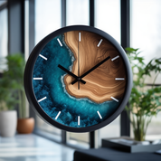 Natur inspirierte Wanduhr
