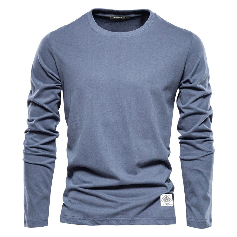 Klassisches langärmeliges Shirt, Herrenhemd