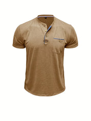 Lässiges T-Shirt mit Brusttasche