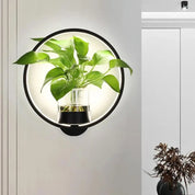 Elegante Wandleuchte für Pflanzen