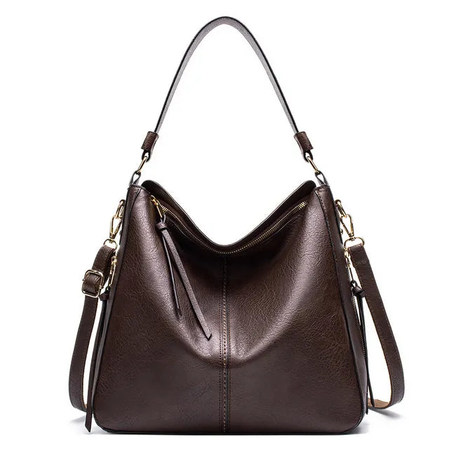 Große Ledertasche im Vintage Stil