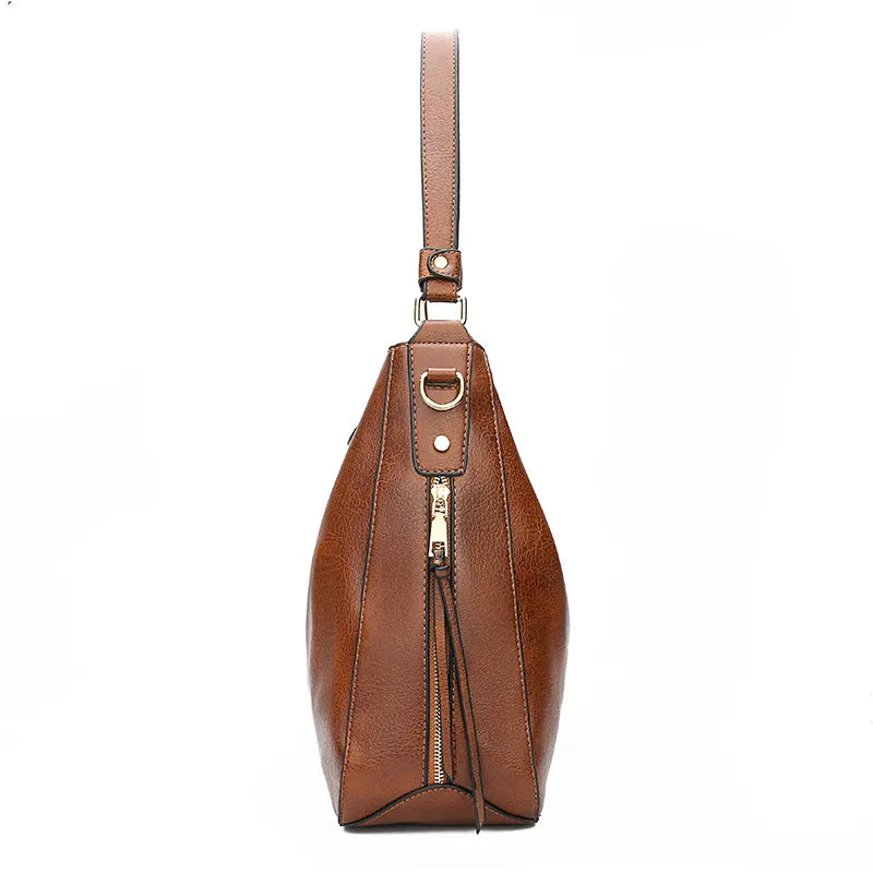 Große Ledertasche im Vintage Stil