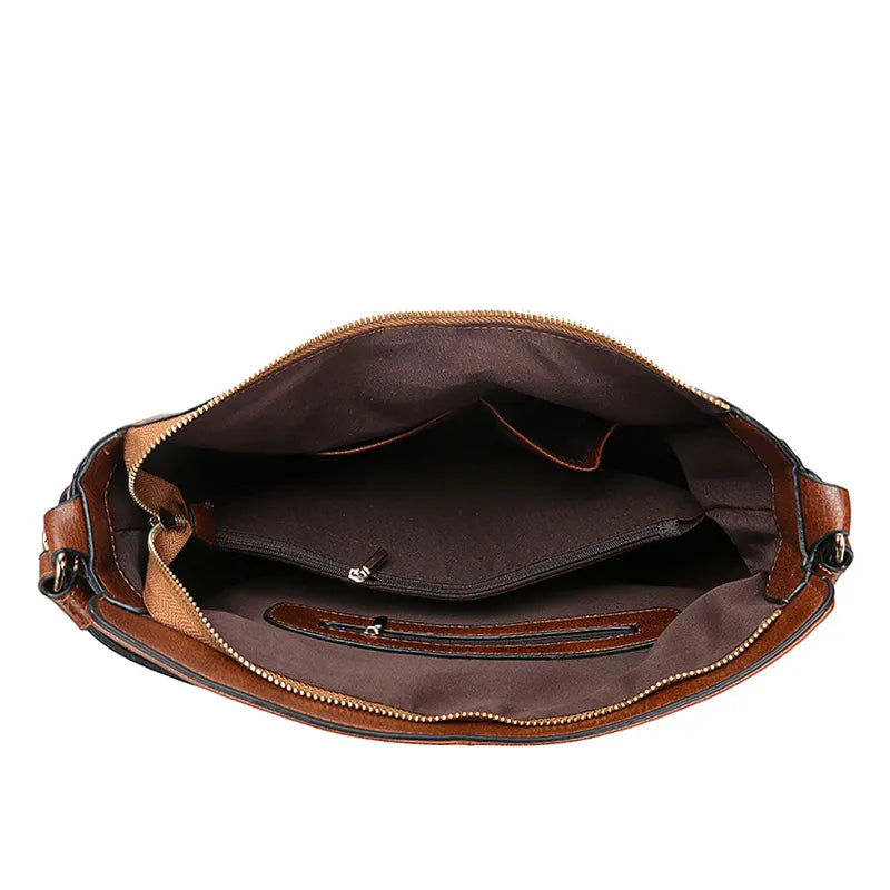 Große Ledertasche im Vintage Stil