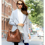 Große Ledertasche im Vintage Stil