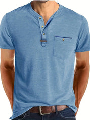 Lässiges T-Shirt mit Brusttasche