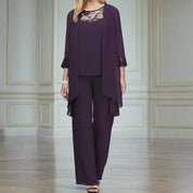 Elegantes dreiteiliges Damen Outfit Set