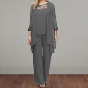 Elegantes dreiteiliges Damen Outfit Set