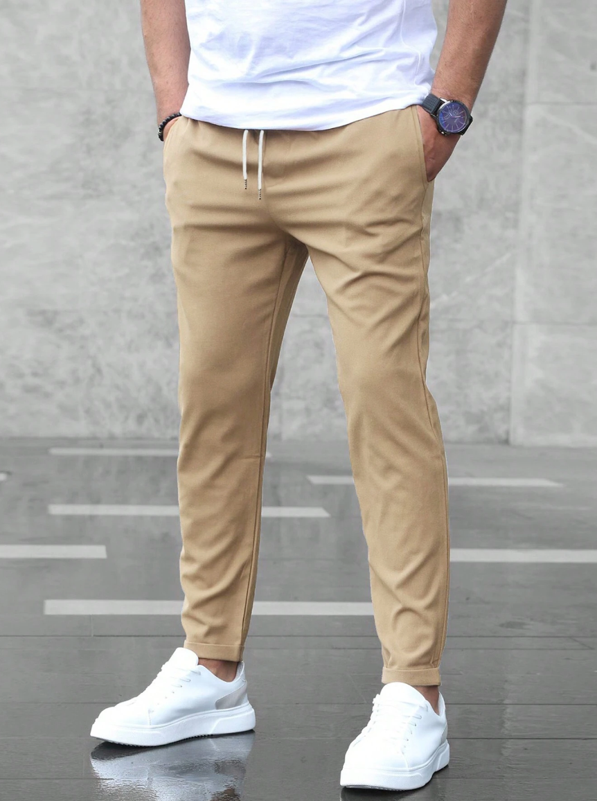 Herren Schmale Stretchhose