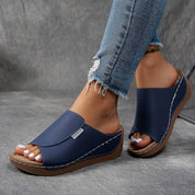 Ergonomische Slip-on Keilsandalen