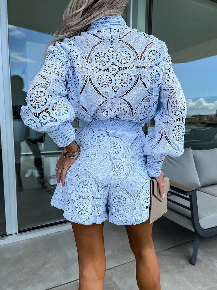 Spitzen Romper Kleid