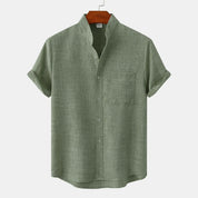 Lässiges Sommershirt mit Brusttasche