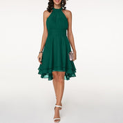 Neckholder Party Midikleid