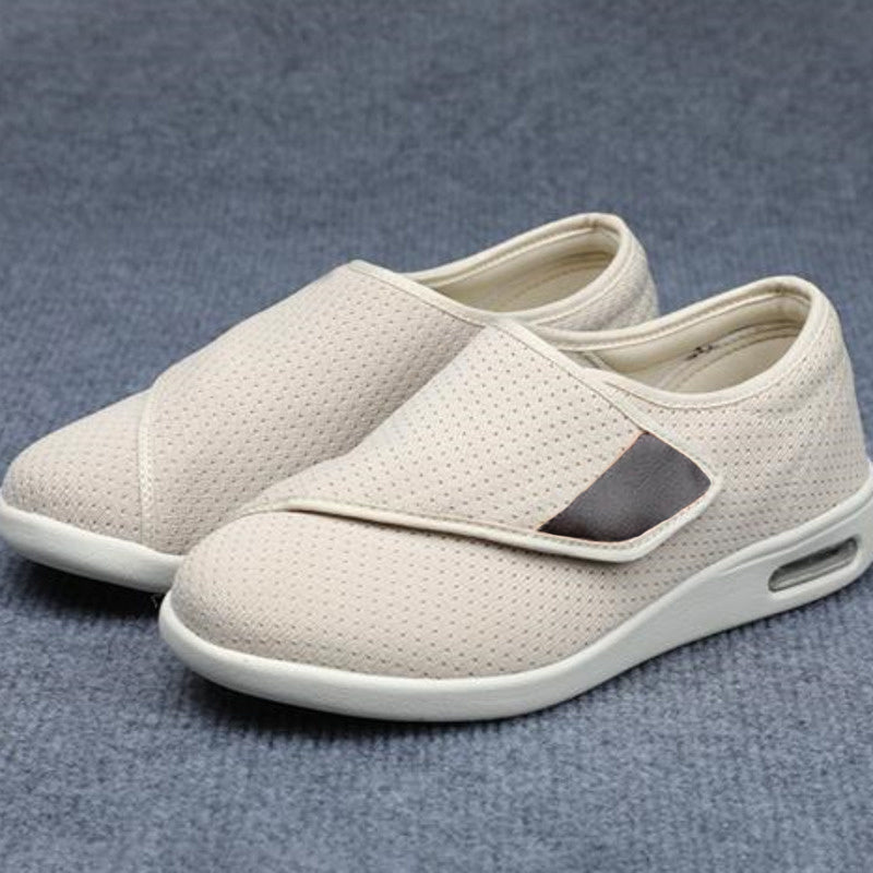 Breite Damen Schuhe mit Klettverschluss