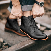 Herren Retro Schnürstiefel